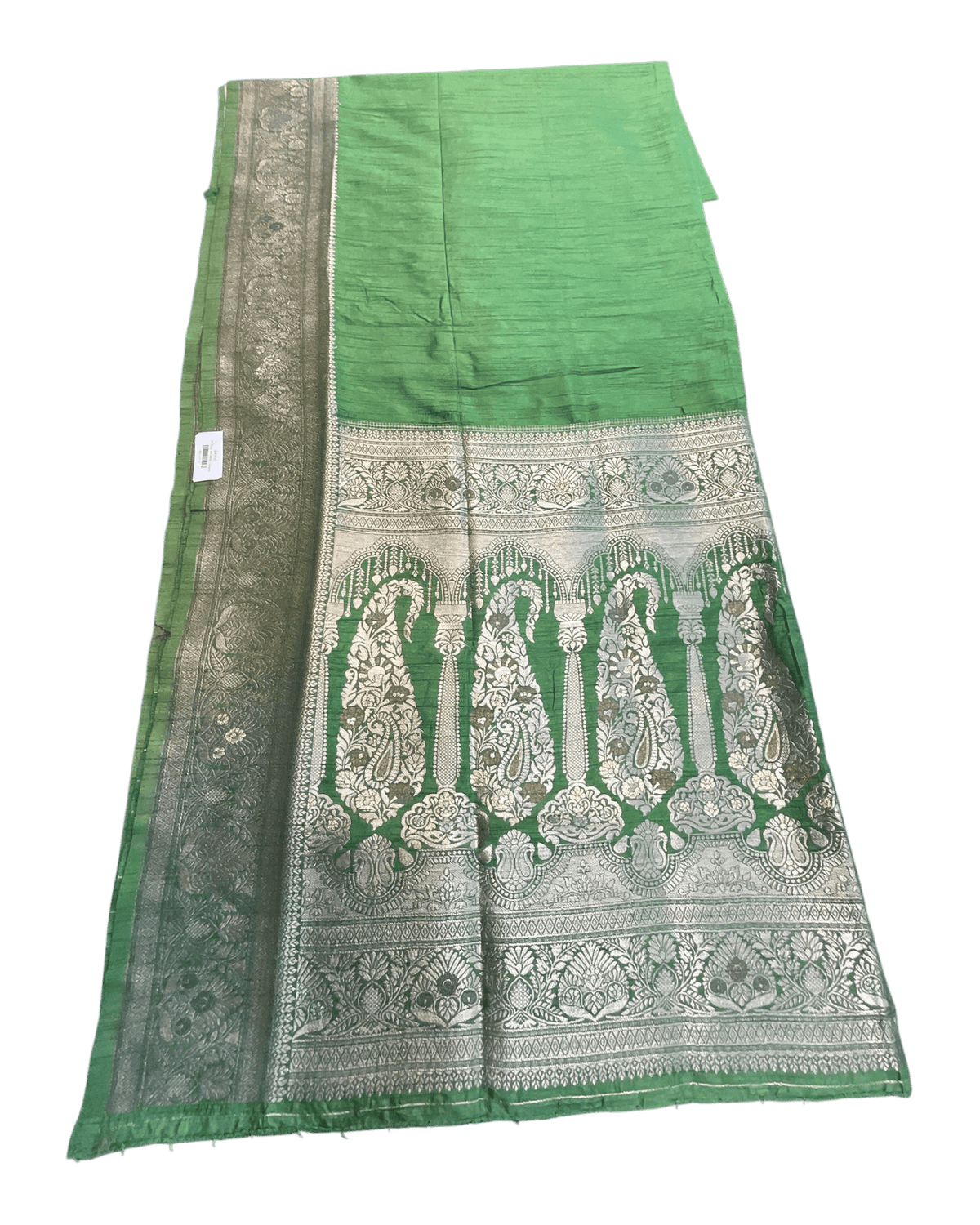 Henna Green - Traditional Handloom Saree with Blouse Piece - UK stock - 24hr Dispatch - SP2630 KP - Prachy Creations