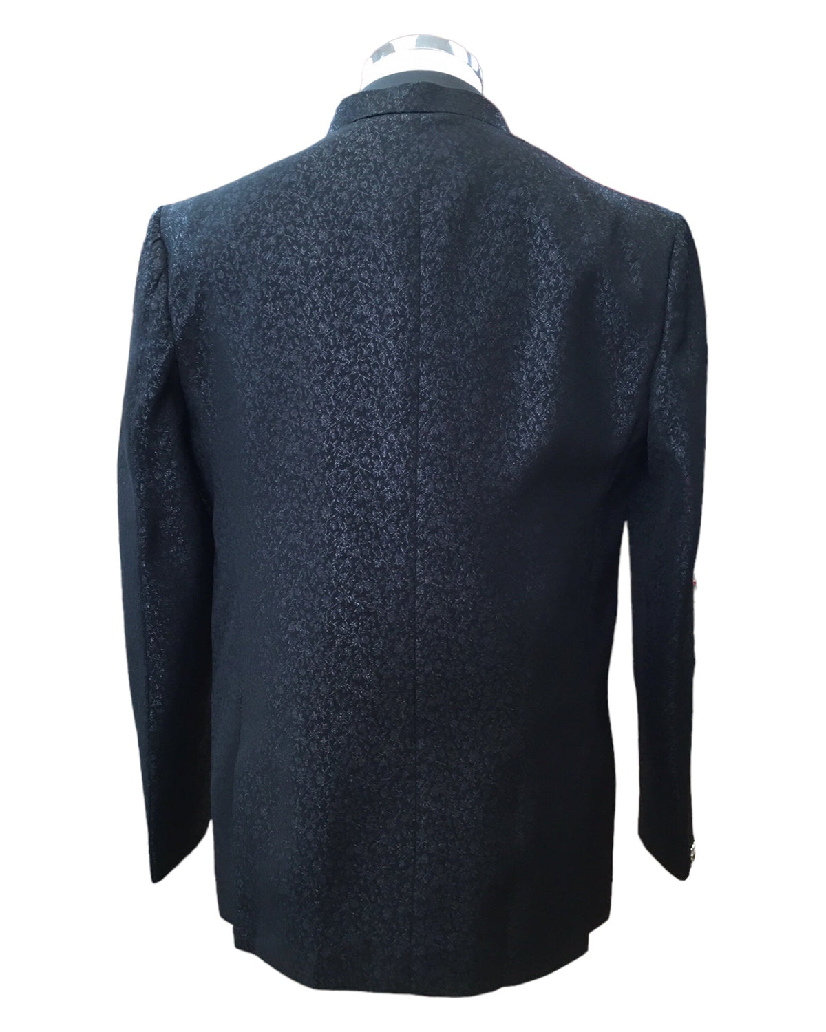 PREMIUM Slim Fit Mens Black BandhGala / Prince / Chinese Collar Open Jacket with inside Waistcoat- Fantastic Fit - CS2408 JC 0524 - Prachy Creations