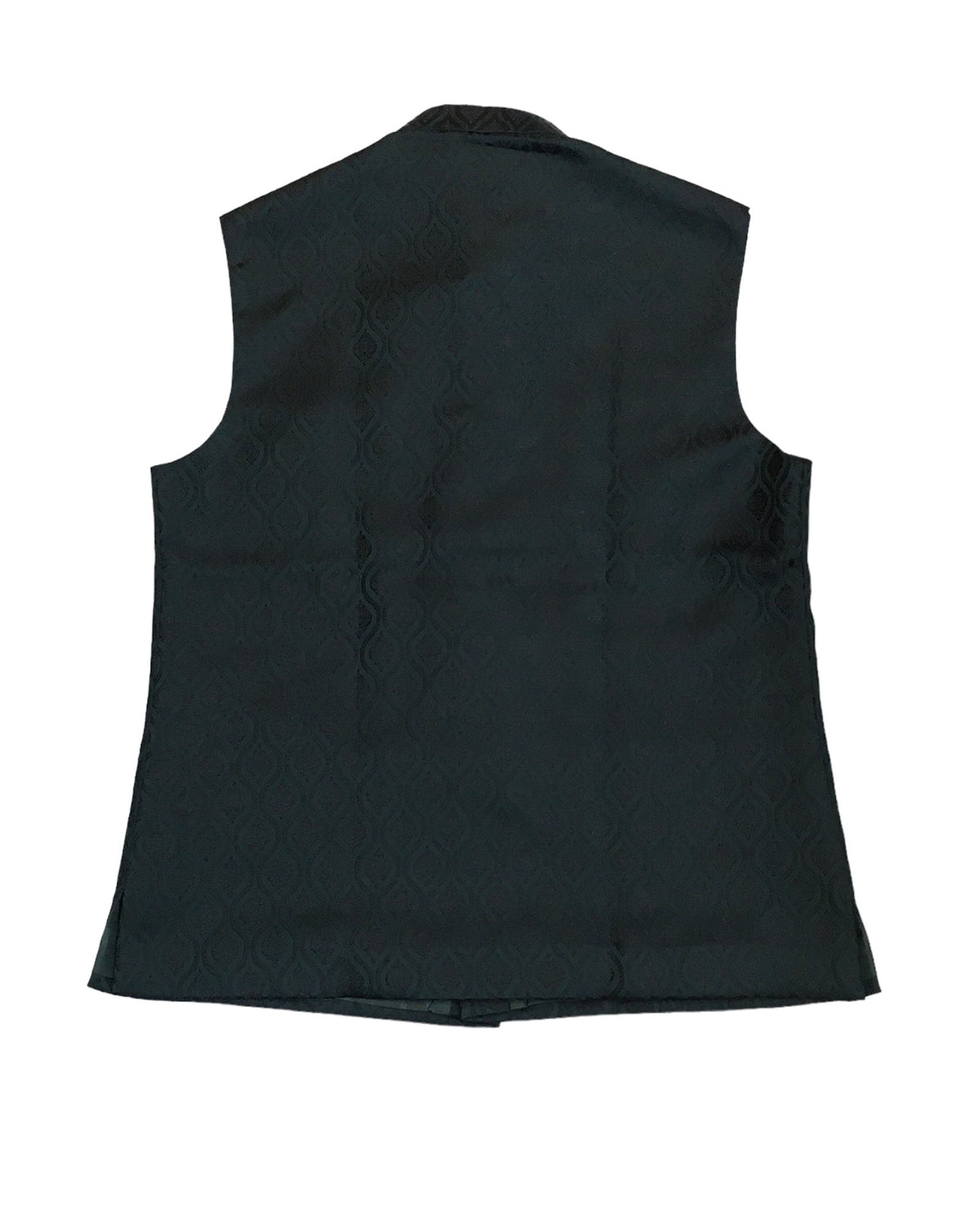 Racing / Bottle Green - Self Brocade Indian Mens Waistcoat / Bandi - Bollywood - CS2403 KT 0524 - Prachy Creations