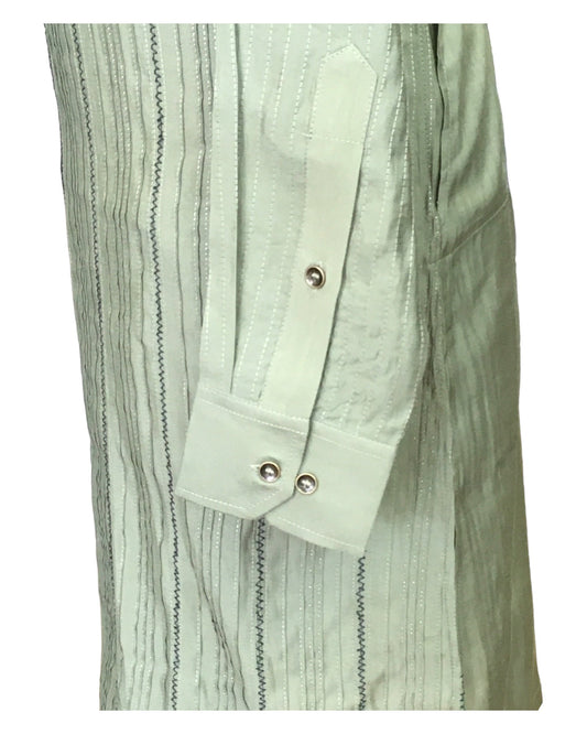 Sage Green - Designer Mens Indian Kurta Set - Weddings / Walimas , Sangeet, Eid, Mehndi / Henna - HHF2414 09KR24 - Prachy Creations