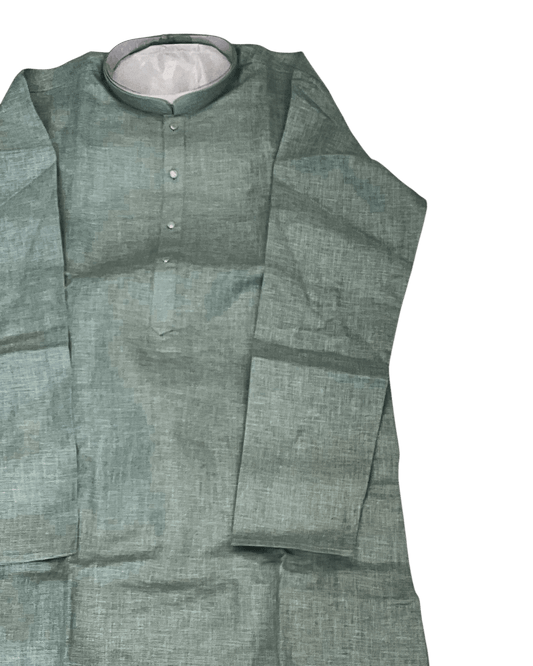 Sea Green - Premium Linen Mens Indian Kurta set - UK Stock - Weddings / Walimas , Sangeet, Diwali, Eid, Mehndi / Henna - VEE1365 KP - Prachy Creations