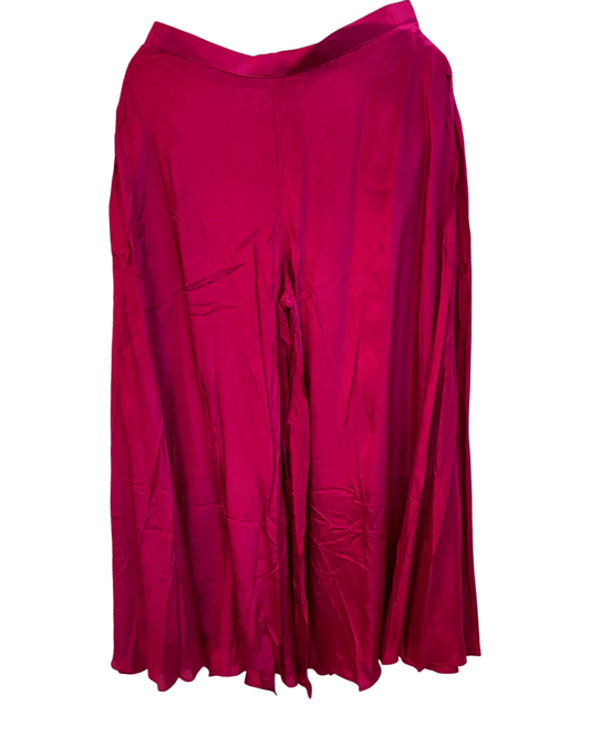 UK 12 / 38" - Fuchsia Pink - Designer Ladies Medium Length Top Palazzo Trousers Suit - UK Stock - 2/3 days delivery - VMK Zilmil RY - Prachy Creations
