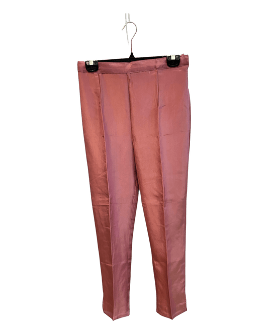 UK10 / 36" - Dusty Pink - Silky Ladies Trousers Suit - Sangeet / Henna / Temple - OC21177 TP - Prachy Creations