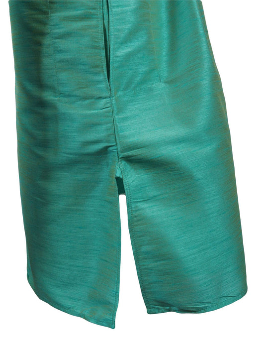 Corsa - Aqua Blue Kurta top - Indian shirt - Ideal on a pair of jeans H0718 - Prachy Creations