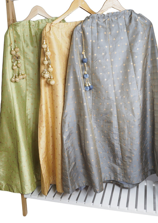 Benarasi Handloom Brocade Lehnga Skirt only - Mix N Match - DCB1902 KY1019 - Prachy Creations