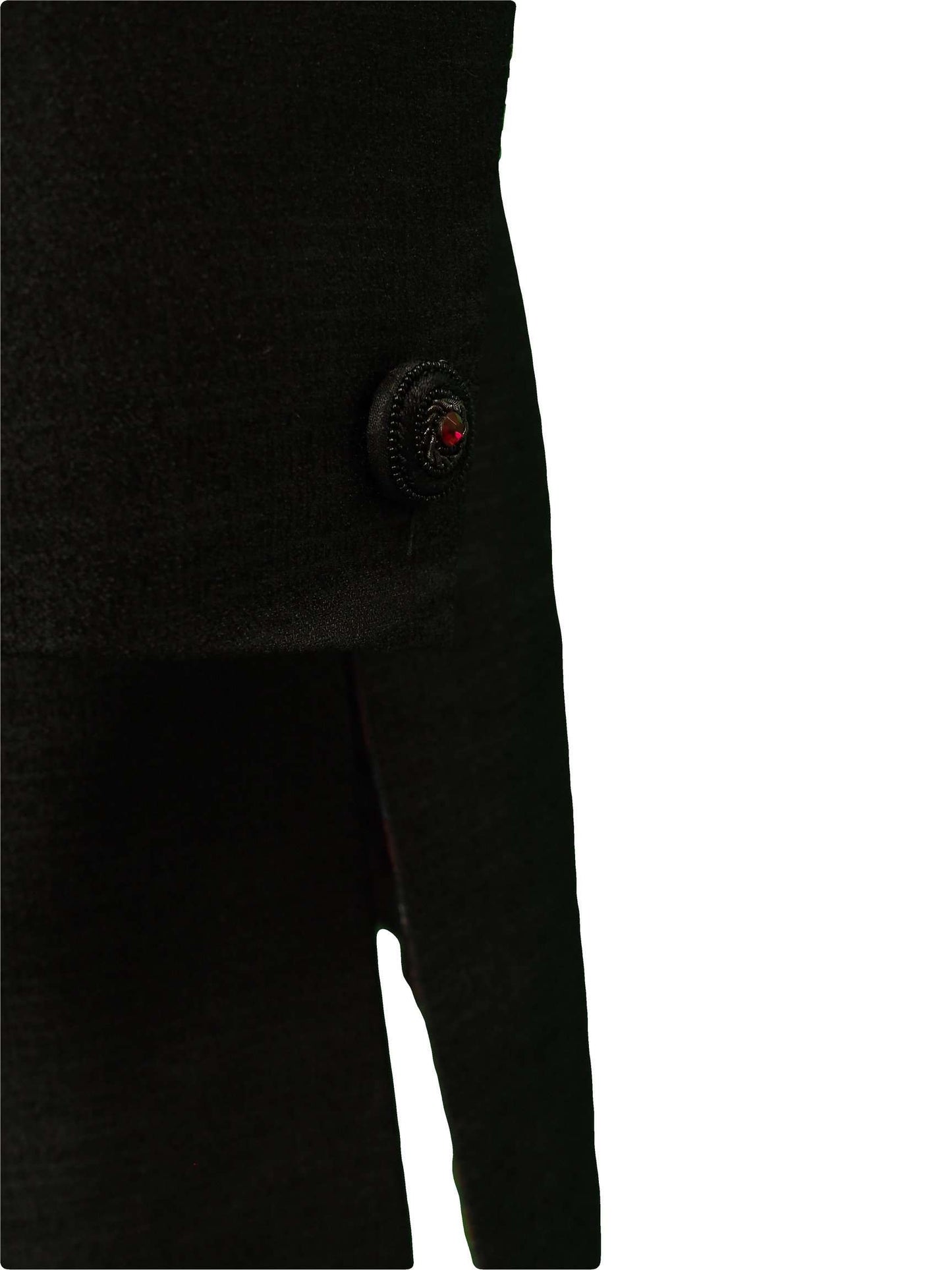 Mens Black Sherwani set - With red Churidar trousers - Bollywood Party Weddings - VFEW852 HY0819 - Prachy Creations