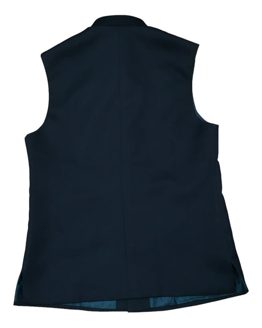 Bottle Green - Rich Suiting Material Indian Mens Waistcoat - Bollywood - DM2302 KJ 1222 - Prachy Creations