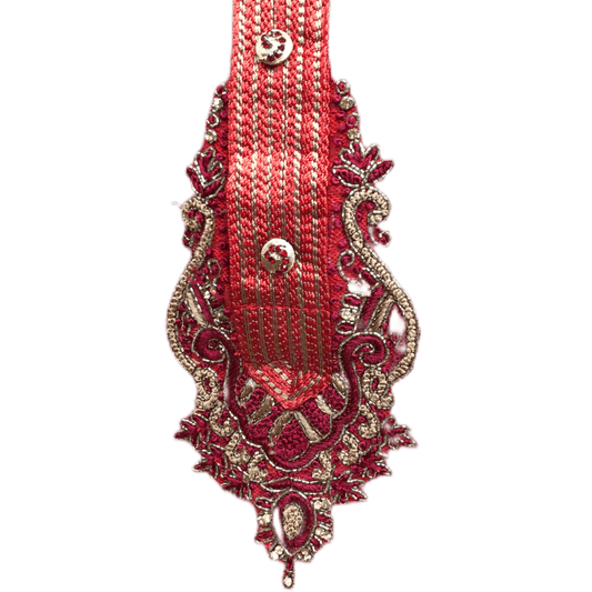 Mens Indian Kurta set in Red, for weddings, Bollywood Party ( with Draw stringed trousers) - Innova VV1219 - Prachy Creations