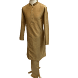 Mens Silky Gold Kurta Sets -MIx N Match with waistcoats and Dupattas - VL1912 KV1119 - Prachy Creations
