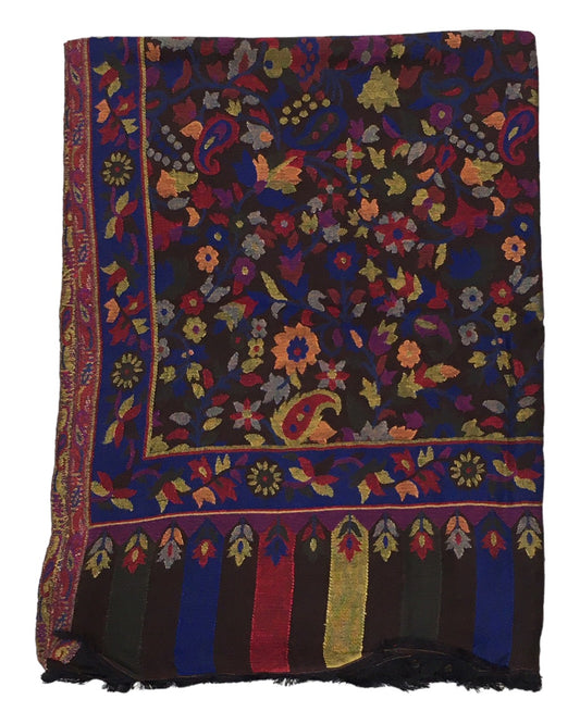 Black - Soft Handloom Pashmina Stole - UK Stock - NTC2204 KP 1022