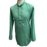 Mens Indian Dhoti Kurta Top in Sea Green, Thigh Length, for weddings, Bollywood Party - Baleno C1219 - Prachy Creations