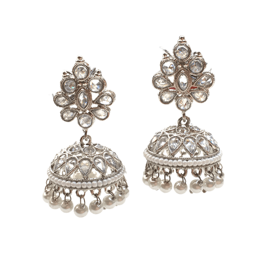 Traditional Indian Earrings - Jhumki - Bollywood - Weddings - Party - PRI1551 P0521 - Prachy Creations