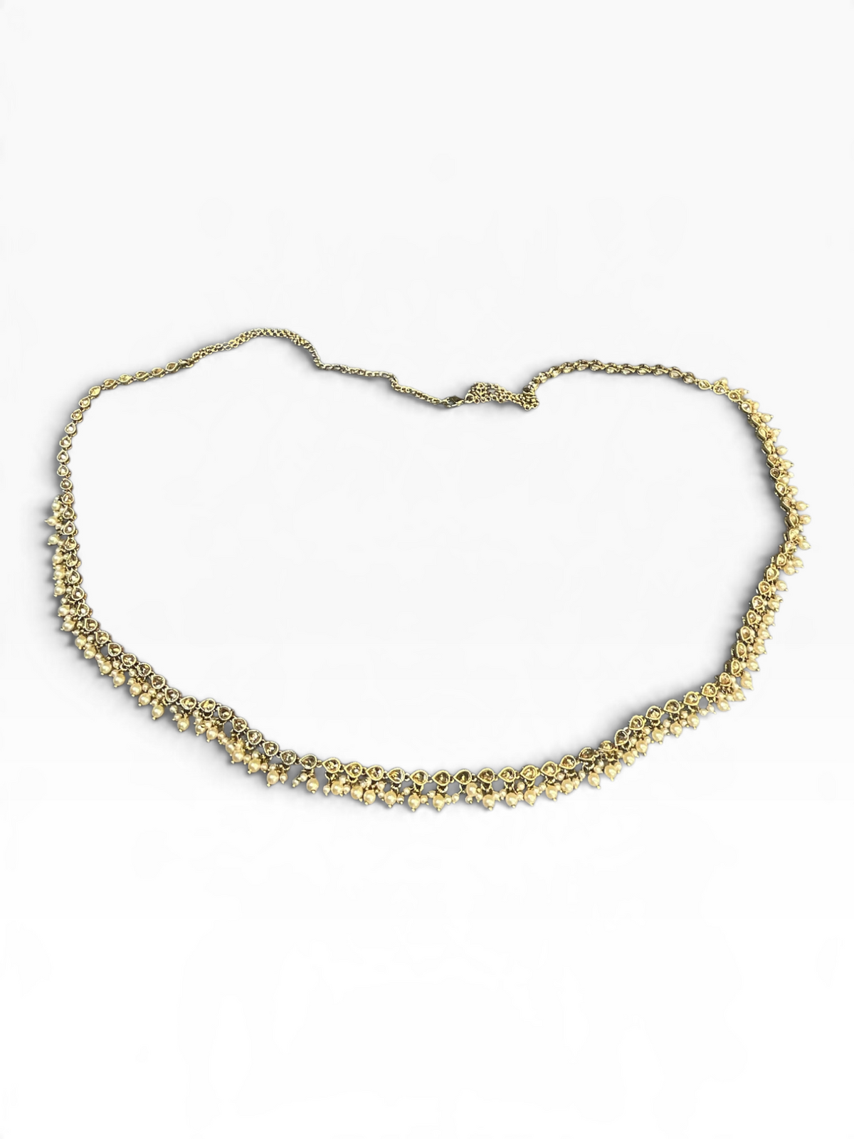 Pearl &amp; Kundan-Embellished Saree Belt (Kamarbandh) - 15BL333 10KK26