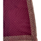 Wine - Classic Satin Crepe Saree with Stone Work and Blouse Piece - UK stock - 24hr Dispatch - RS2531 VY