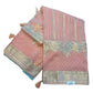 Coral - Handloom  - Chiffon Banarasi Saree with Blouse Piece - JOH1603 10TY25