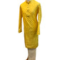 Haldi Yellow - Fantastic Mens Indian Kurta set - Weddings / Walimas , Sangeet, Eid, Mehndi / Henna - NAD2505 01KP25