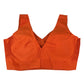 Rust / Burnt Orange - Silky Saree blouse with cups,  Sleeveless - 42" - UK Stock - Quick Delivery - RNK - R722A-KY