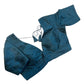 36" UK10 & 40" UK14 - Teal Blue - Deep Neck & Back - Saree / Lehenga Blouse -UK Stock - Quick Dispatch - B246 09KP25
