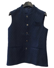 Cobalt Blue - Rich Suiting Material Mens Waistcoat - Amazing Fit - Great Quality - YD2411 KA 0424