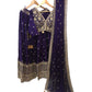Purple - Lehenga Set - Size 12(38") - UK Stock - 24h Dispatch - SWA2408 RY 0524