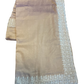 Rose Gold / Light Brown - Fancy Party Saree with Blouse Piece - UK stock - 24hr Dispatch - SP2604 KC
