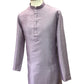 Lilac - Mens Plain Silky Kurta Set with matching smart trousers - Great with Waistcoats YD2320 KJ 0623