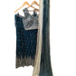 Turquoise Blue - Ready Made Lehenga Set - Size 12 - 38"(Loosen up to 14) ) UK Stock - 24h Dispatch - KTC2427  TT 0524
