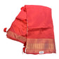 Coral Pink - Handloom -  Banarasi Crepe Saree with Blouse Piece - JOHJAN47001 10VY25