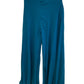 Turquoise Blue - Ladies Medium Length Top Palazzo Trousers Suit - Size 12 (38") - KTC250162 VK