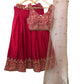 Magenta / Fuchsia Pink Ready Made Lehenga Set - Size 12 - 38"(Loosen up tp 14) ) UK Stock - 24h Dispatch - KTC24354  TJ 0324
