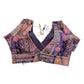 Lilac / Purple - Banarasi Brocade Saree / Lehenga blouse - 42" Bust (UK 16) Can be let out to size 18  - VFJ204 01KP25