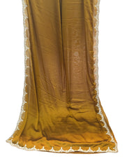 Mustard Yellow- Fancy Saree with Blouse Piece - VC2316 PT 0323