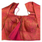 38" & 42" - Coral - Banarasi Brocade Saree / Lehenga Blouse -UK Stock - Quick Dispatch - X1126 01A25