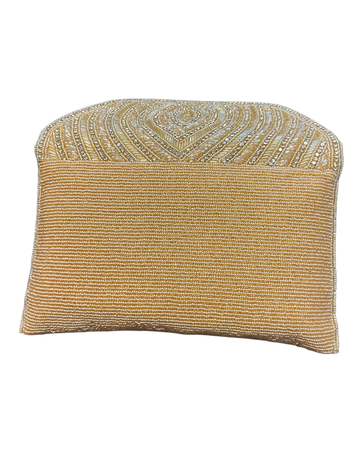 Gold - Rich Hand Embroidered Clutch Bag / Handbag -Bollywood / Weddings - JS37 06KP26