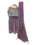 Size 12 / 38" Bust - Lilac Purple - Ready Made Lehenga Set - UK Stock - 24h Dispatch - KTC250654 TK