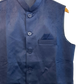 Navy Blue - Suede - Mens Indian Waistcoat - UK Stock - 24 hr Dispatch - KCS2601 03KT26