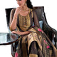 Dark Grey - Banarasi Handloom Ladies Indian Salwar Suit with Printed Dupatta - Available in Size 10 (36") LL-FAR22405 TY 1024