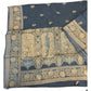 Light Grey - Traditional Handloom Banarasi Sari / Saree - with Blouse Piece - SN2402 11TY24