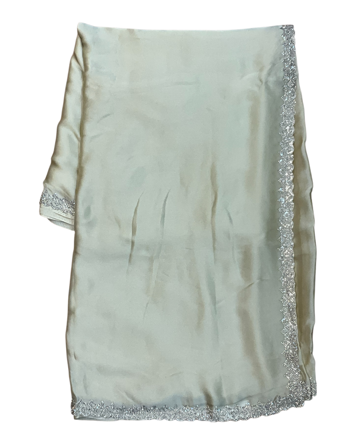 Cream - Fancy Party Saree with Blouse Piece - UK stock - 24hr Dispatch - SP2623 VY