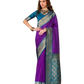 Purple - Traditional Silky Handloom Banarasi Saree with Blouse Piece -  12KH25 RP390