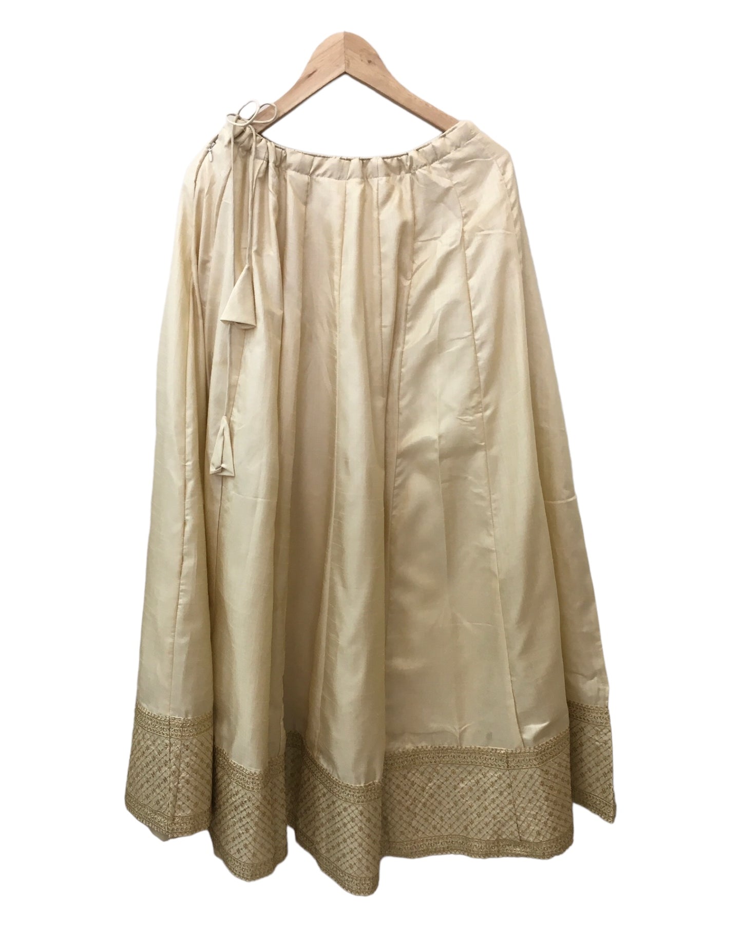 Light Gold - Silky Lehenga Set - Weddings ,Bridesmaids, Sangeet,  Henna, Haldi - 24h Dispatch - AF2414 TP 0624