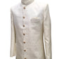 Cream - Classic Self Brocade Sherwani with Gold Buttons - XS, S, M, L, XL to XXXL BS786 JP 0823