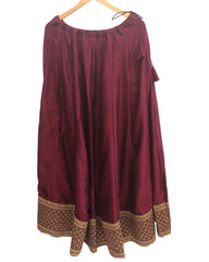 Dark Magenta Silky Lehenga Set - Weddings ,Bridesmaids, Sangeet,  Henna, Haldi - 24h Dispatch - AF2401 TT 0324