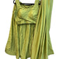 Light Green -  Dupion Silk Lehenga Set -  - Garba / Dandia , Mehndi / Sangeet / Weddings Size UK 12 (38" Bust) Adjustable to Size 14 - UK Stock - 24h Dispatch - AF2506 09TY25