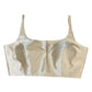 Light Gold - Rich Banarasi Thin Strap Designer Saree blouse with cups, 38" - UK Stock - Quick Delivery - RNK - R651- H