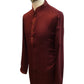 Maroon - Fantastic Mens Indian Kurta set - Weddings / Walimas , Sangeet, Eid, Mehndi / Henna - NAD2404 08KA24