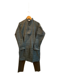 Black - Handloom Brocade Mens Indian Kurta set - UK Stock - Weddings / Walimas , Sangeet, Diwali, Eid, Mehndi / Henna - NAD25705 KA
