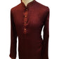 Maroon - Fantastic Mens Indian Kurta set - Weddings / Walimas , Sangeet, Eid, Mehndi / Henna - NAD2404 08KA24