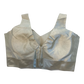 Size 40" / UK 14 - Light Gold - Silky Saree blouse with cups,  Sleeveless - UK Stock - Quick Delivery - RNK - R722A-KY