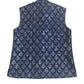 Navy Blue - Sequins Embroidered Indian Mens Waistcoat / Bandi - Bollywood - CS2401 KP 0524